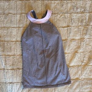 lululemon athletica Gray and Pink Tank Top
